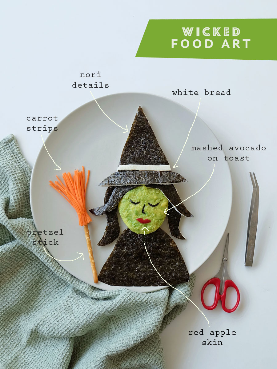 Wicked Musical Elphaba Food Art Wicked Musical Elphaba Bento Food Art