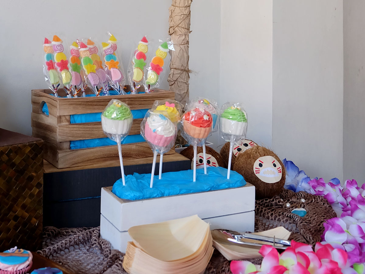 Moana Party Ideas: Dessert Buffet