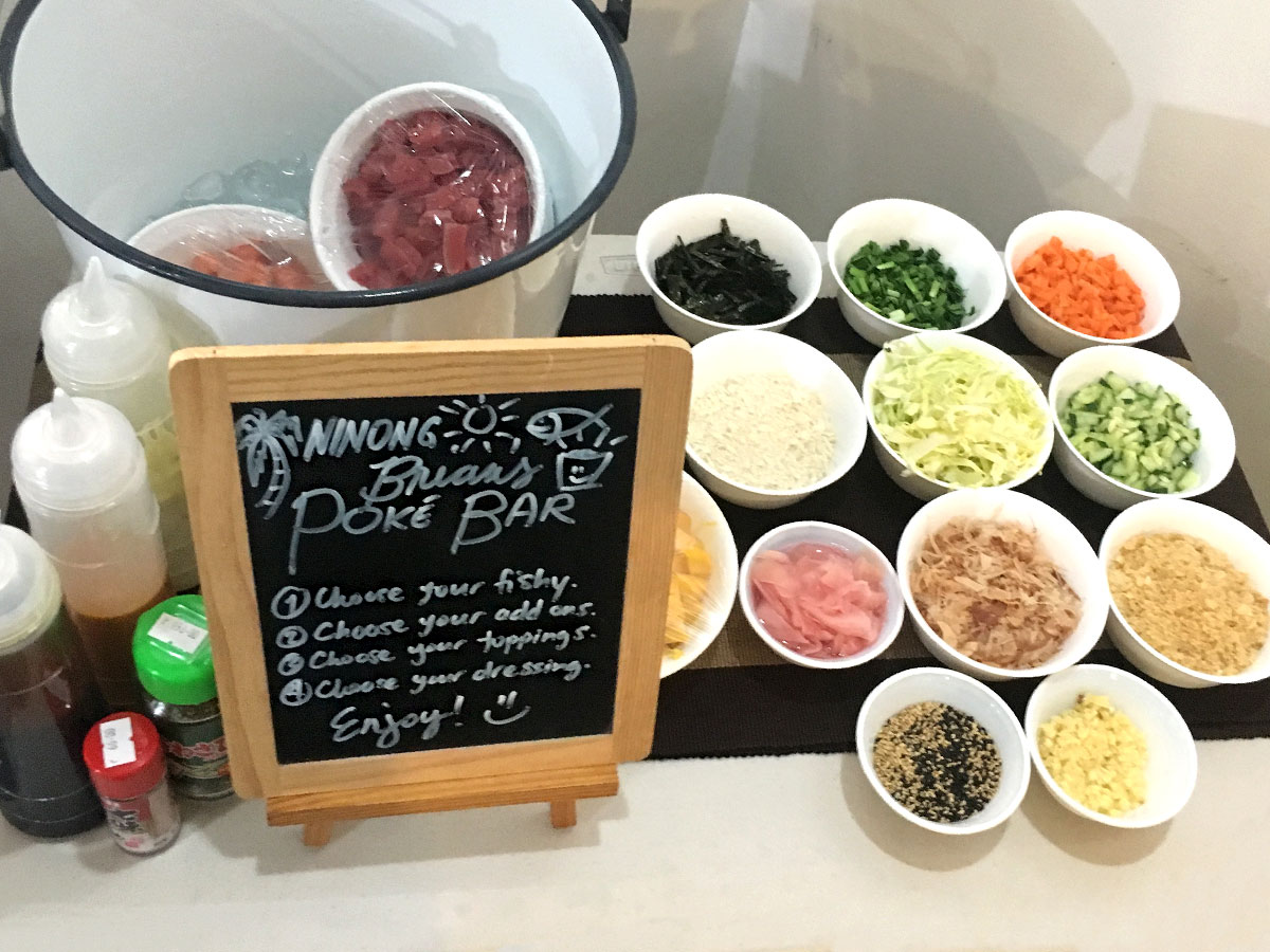 Moana Party Ideas: Poké Bar