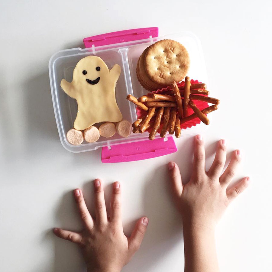 Halloween Lunchbox Ideas: Ghost Bento Food Art Halloween Lunchbox Ideas: Ghost Bento Food Art