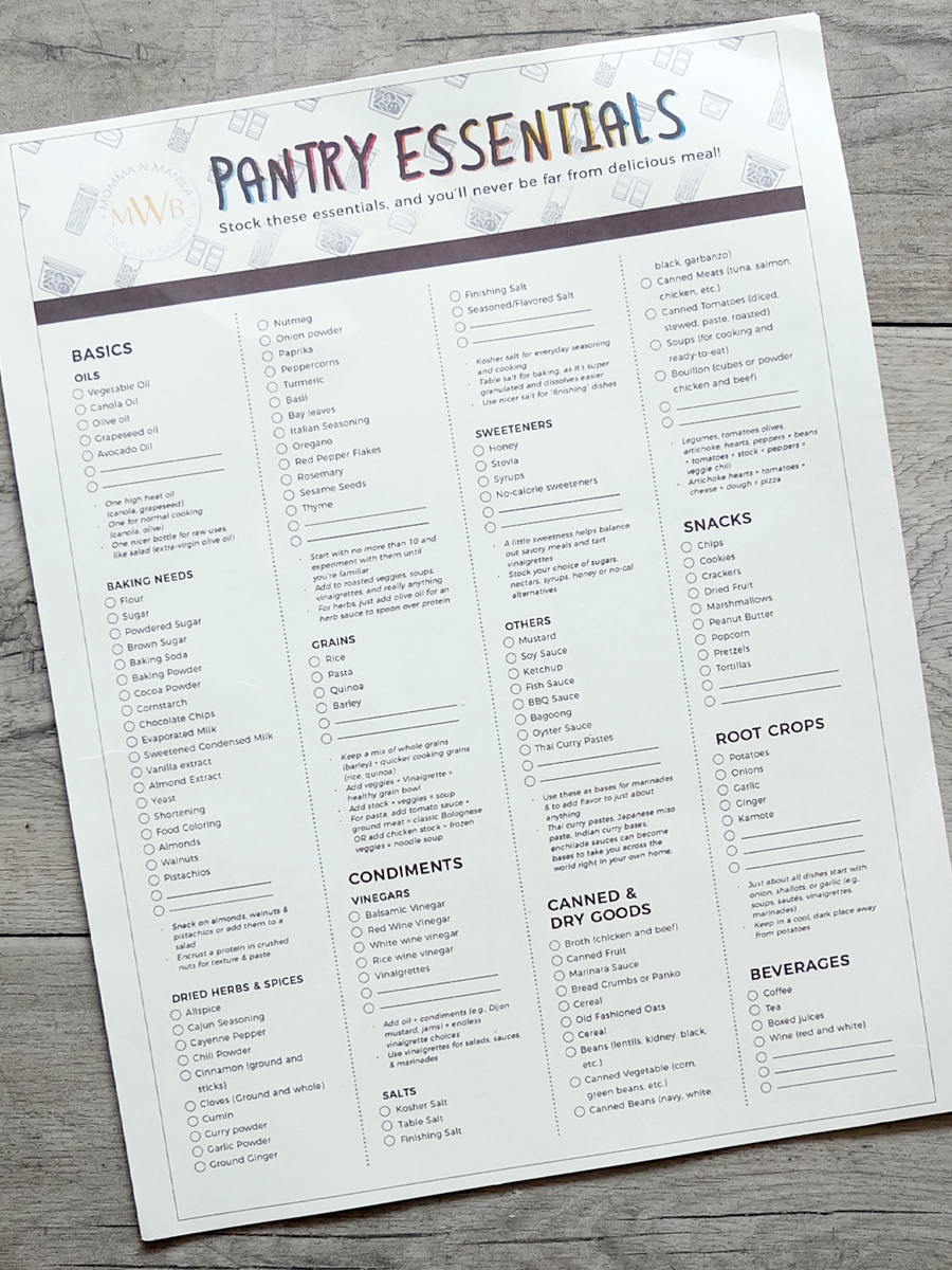 Pantry Essentials Pantry Essentials