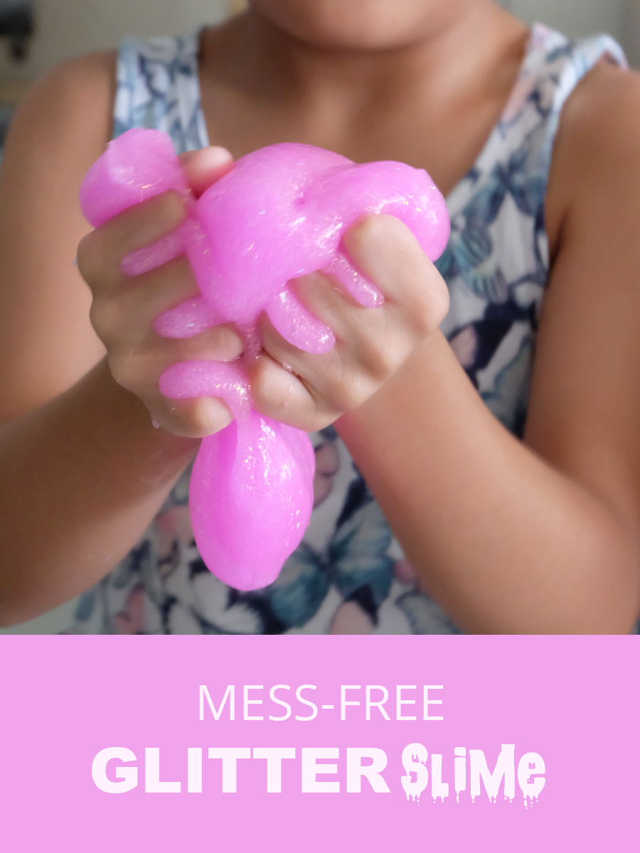 Mess-Free Glitter Slime