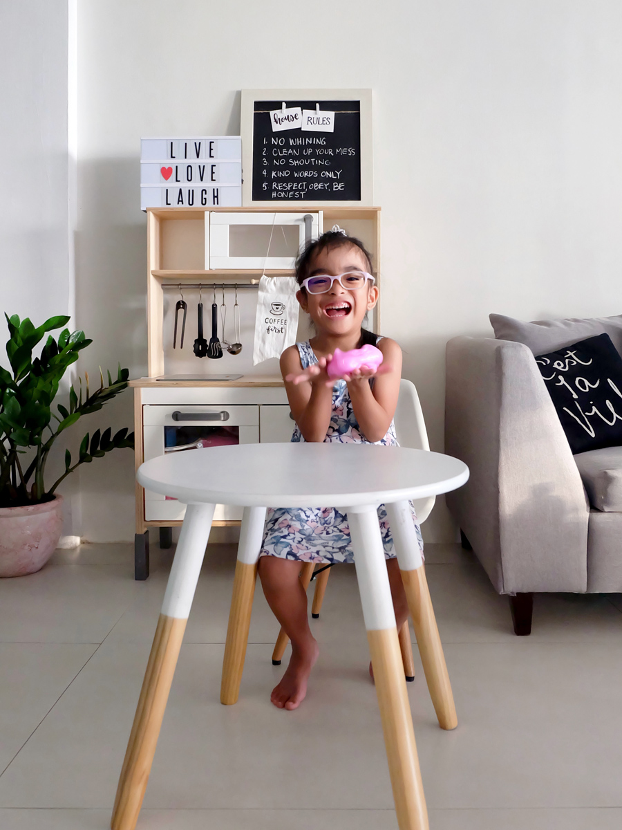 Mess-Free Glitter Slime with only 3 Ingredients