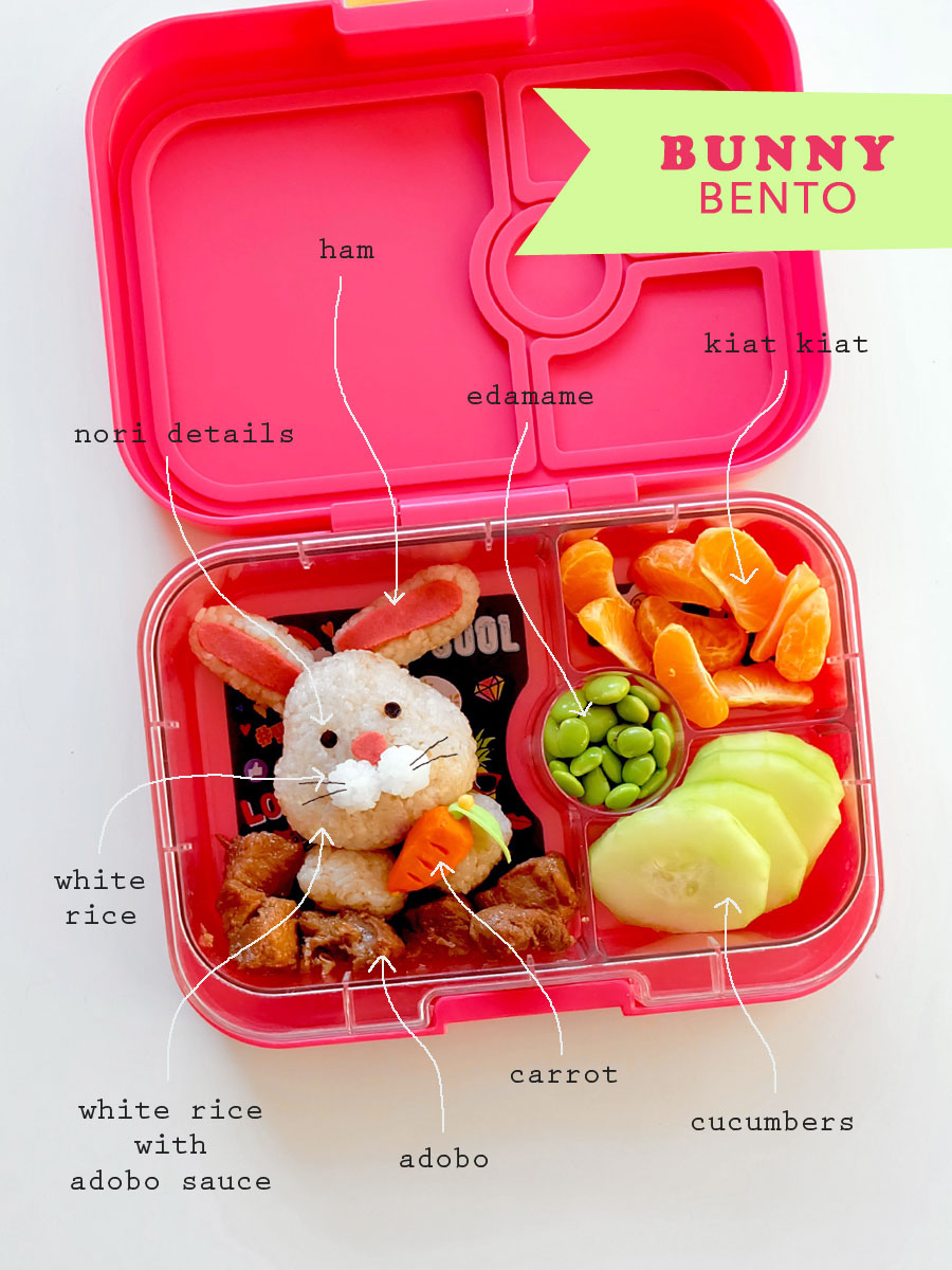 Bunny Bento Food Art