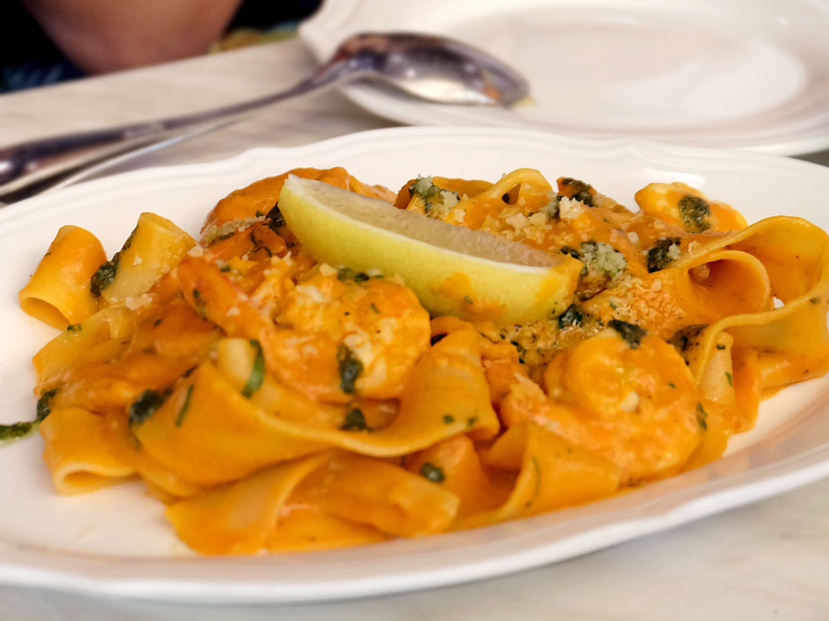Happy Lunch at CDP Global Table: Prawn Pappardelle Happy Lunch at CDP Global Table: Prawn Pappardelle