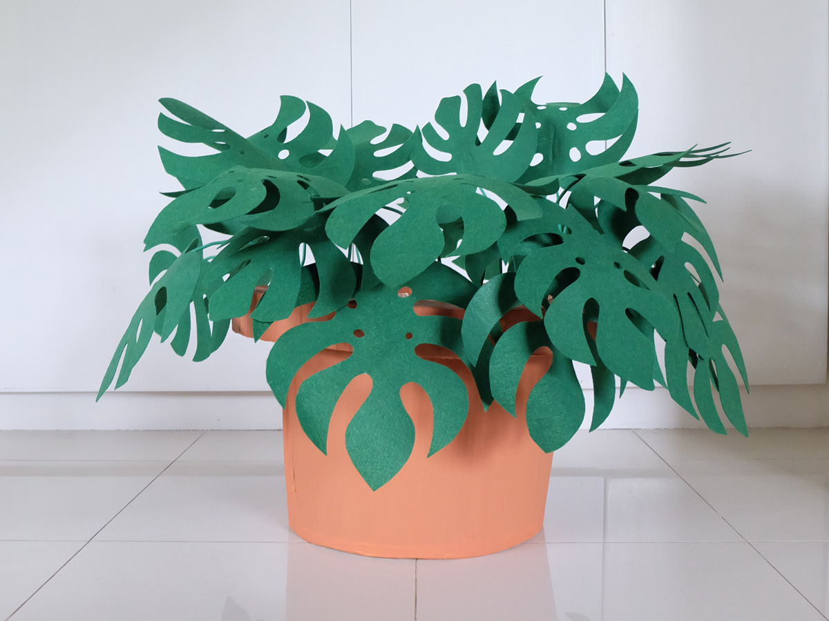DIY Monstera Deliciosa Costume by A Crafted Lifestyle