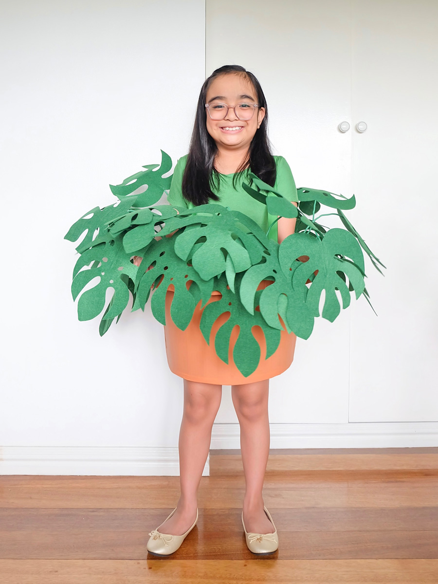 DIY Monstera Deliciosa Costume by A Crafted Lifestyle