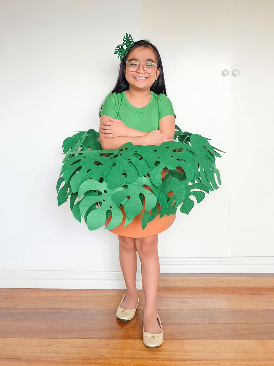 DIY Monstera Deliciosa Costume by A Crafted Lifestyle