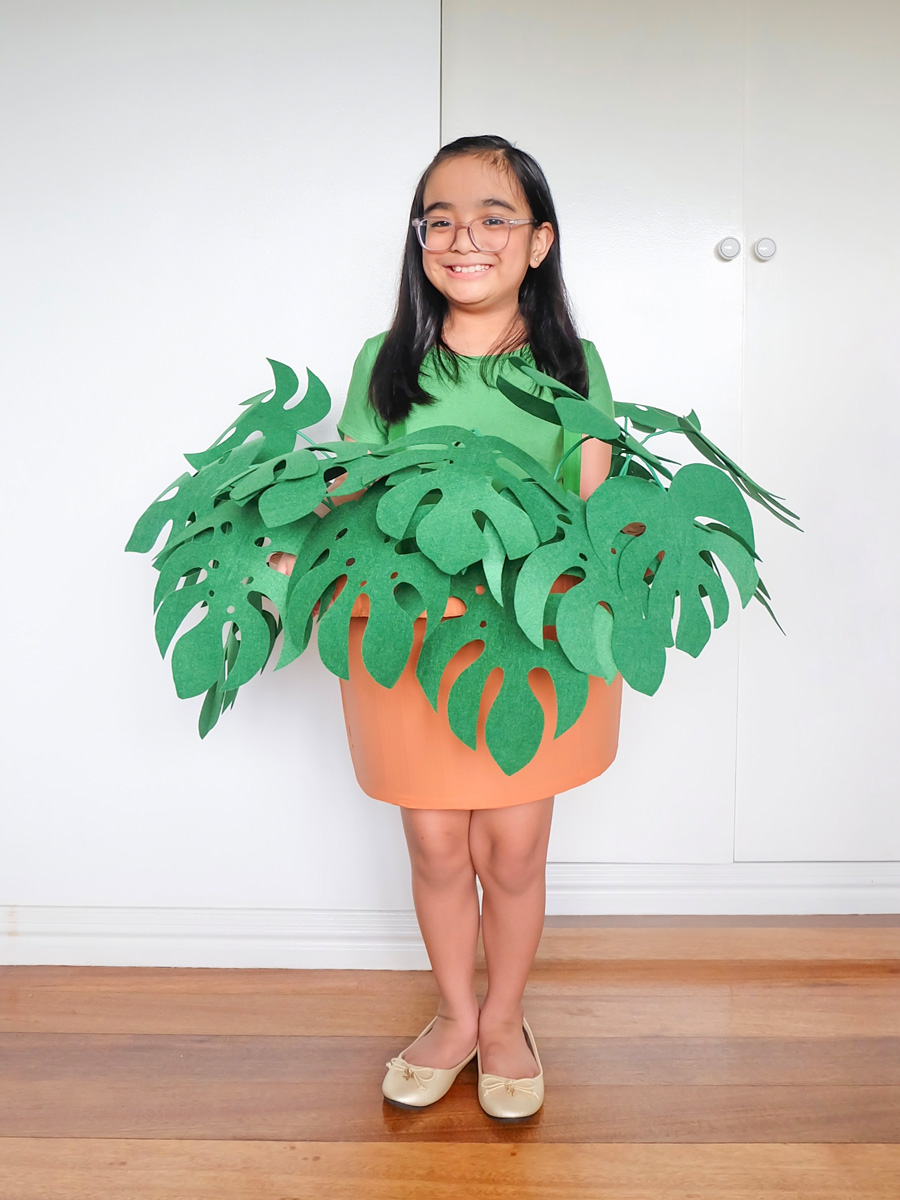 DIY Monstera Deliciosa Costume by A Crafted Lifestyle