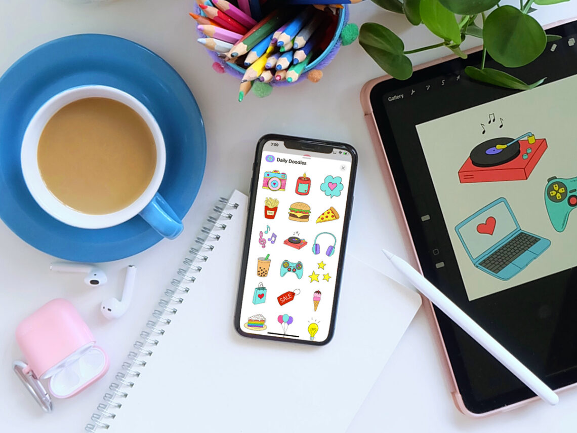 Daily Doodles: Sticker Pack for iMessage