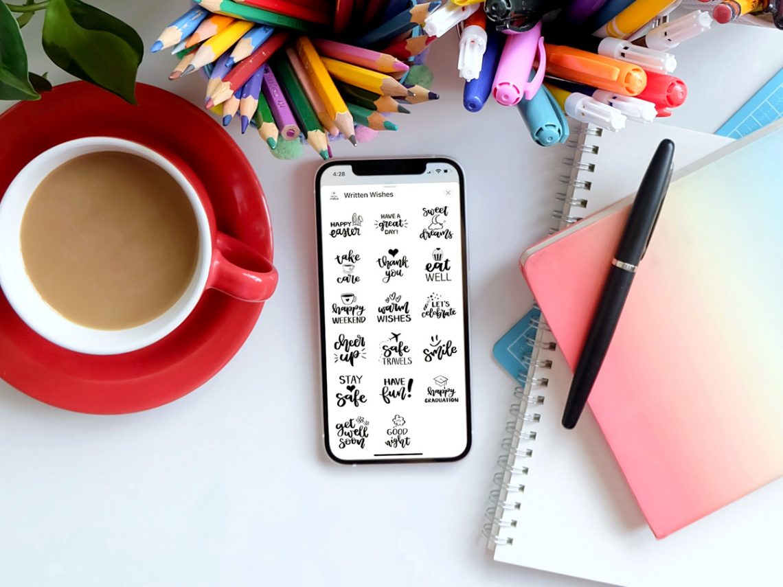 Written Wishes: Version 1.1 iMessage Sticker Pack