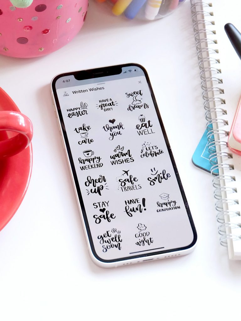 Written Wishes: Version 1.1 iMessage Sticker Pack