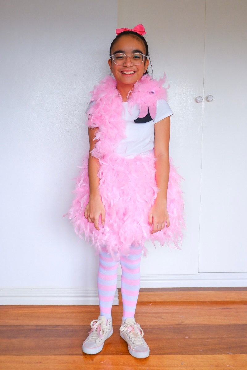 DIY Flamingo Costume by A Crafted Lifestyle