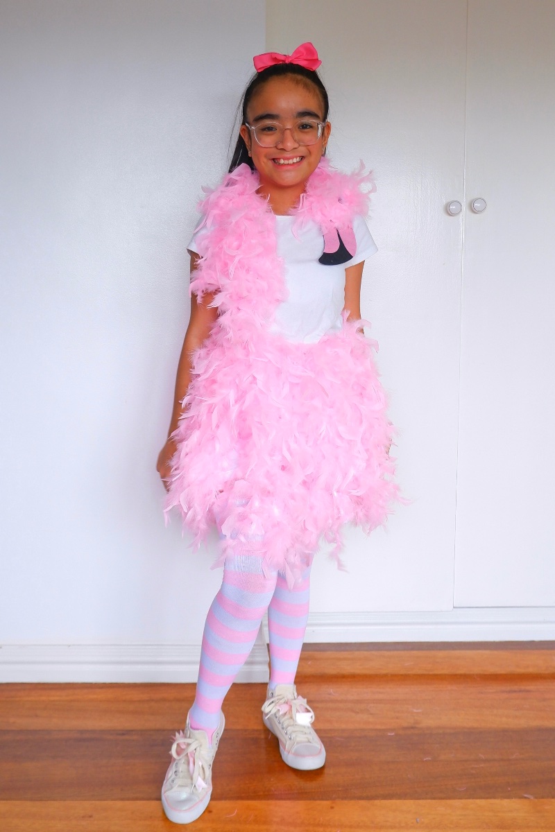 DIY Flamingo Costume by A Crafted Lifestyle