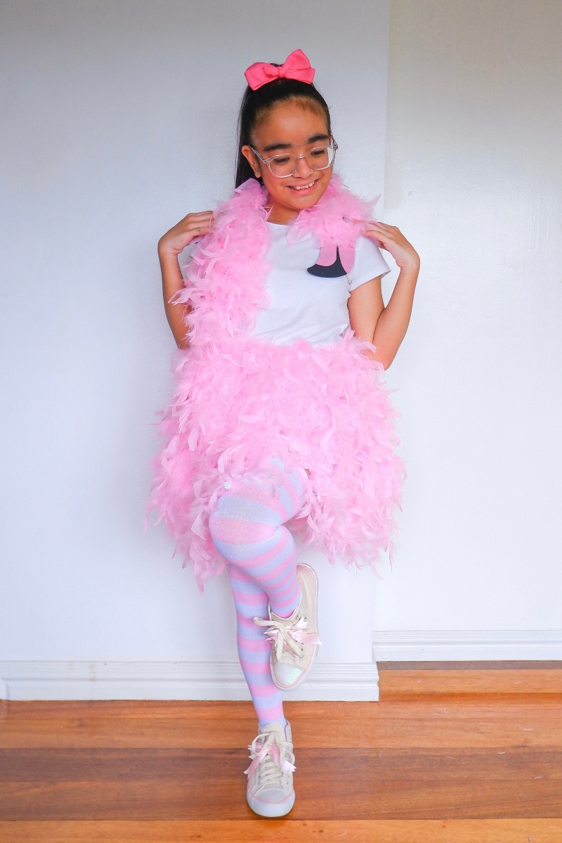 DIY Flamingo Costume by A Crafted Lifestyle