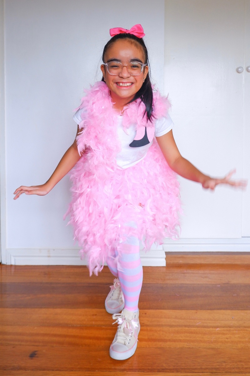 DIY Flamingo Costume by A Crafted Lifestyle